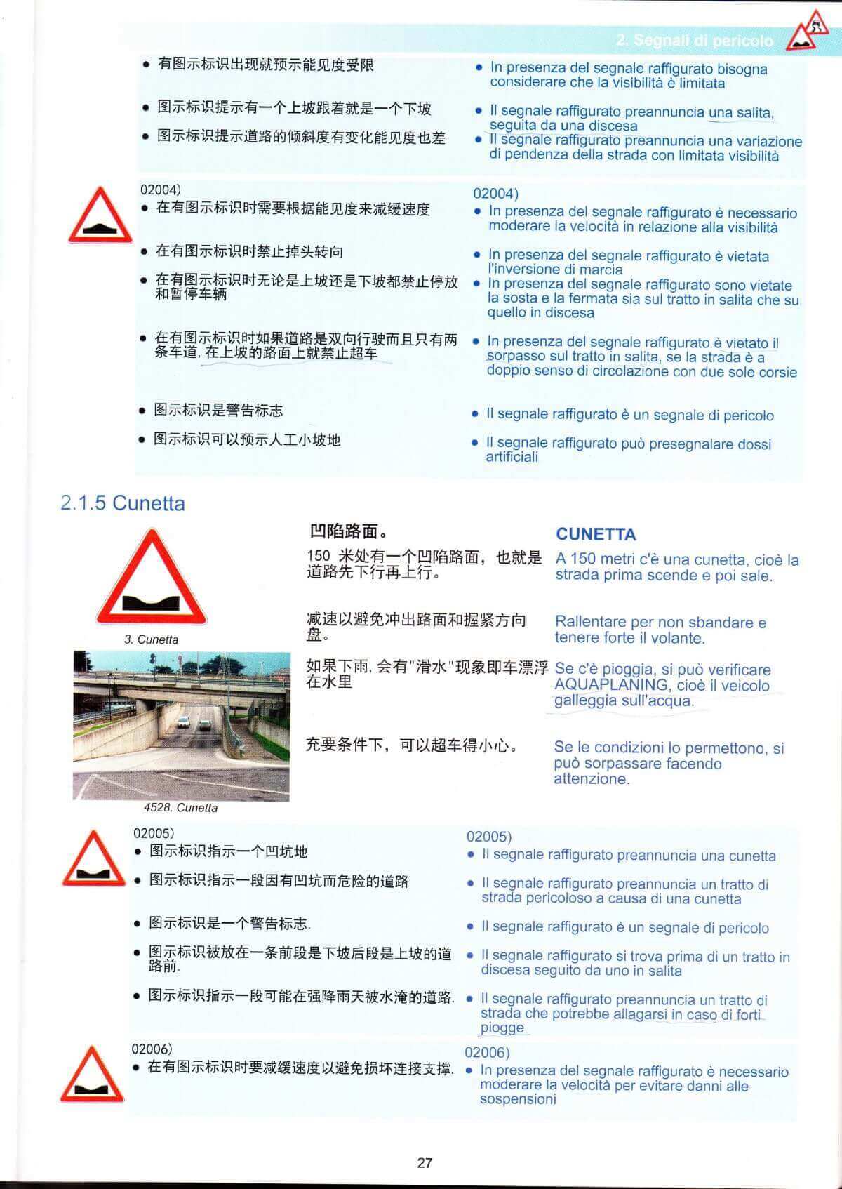 [资源]意大利驾校理论考试中文教材，电子书PDF文件下载，意大利中文驾校书。